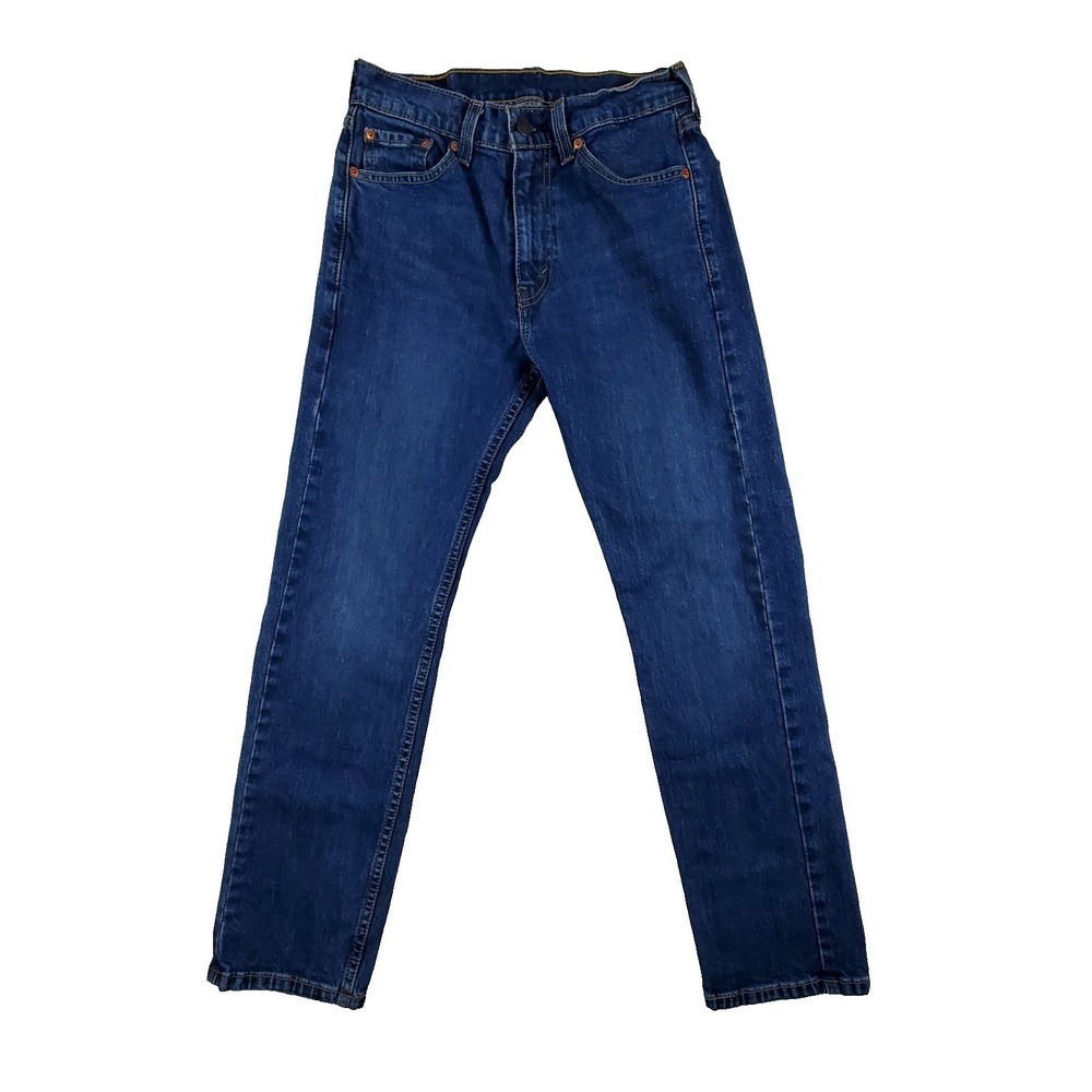 Levi's‎ 505 Regular Fit Jeans Mens 29x30 Blue Medium Wash Straight Leg